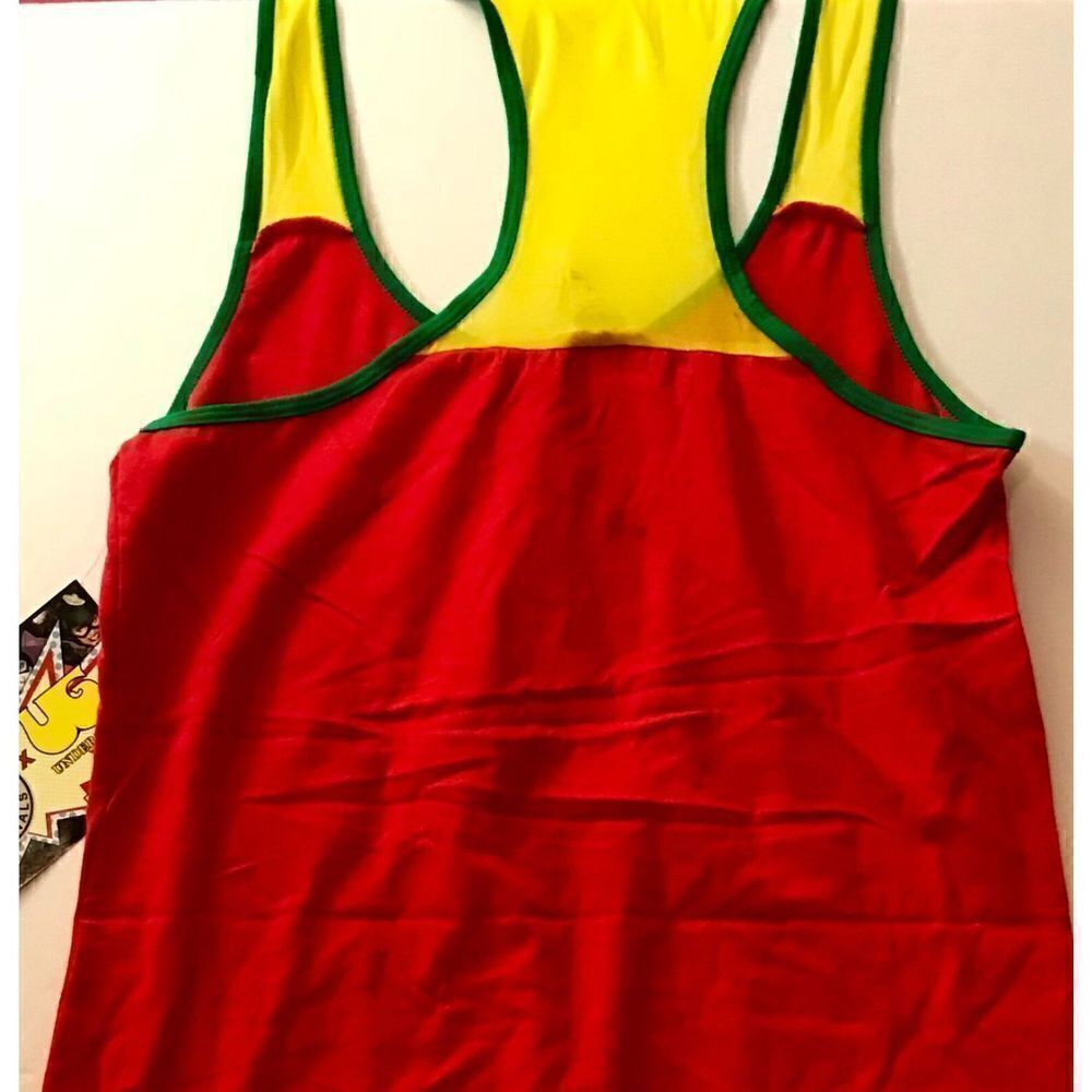 DC Batman Robin Sleepshirt/Nightgown Cosplay Racerback Mesh Sz.M Valentine’s Day - Picture 6 of 7